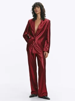 PARFOIS Exclusivo Online - Pantalón De Lentejuelas Rojo New