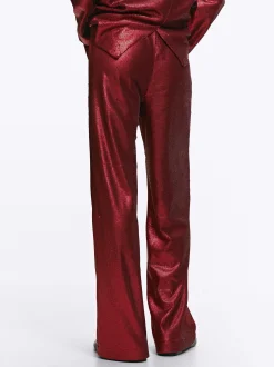 PARFOIS Exclusivo Online - Pantalón De Lentejuelas Rojo New