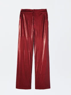 PARFOIS Exclusivo Online - Pantalón De Lentejuelas Rojo New