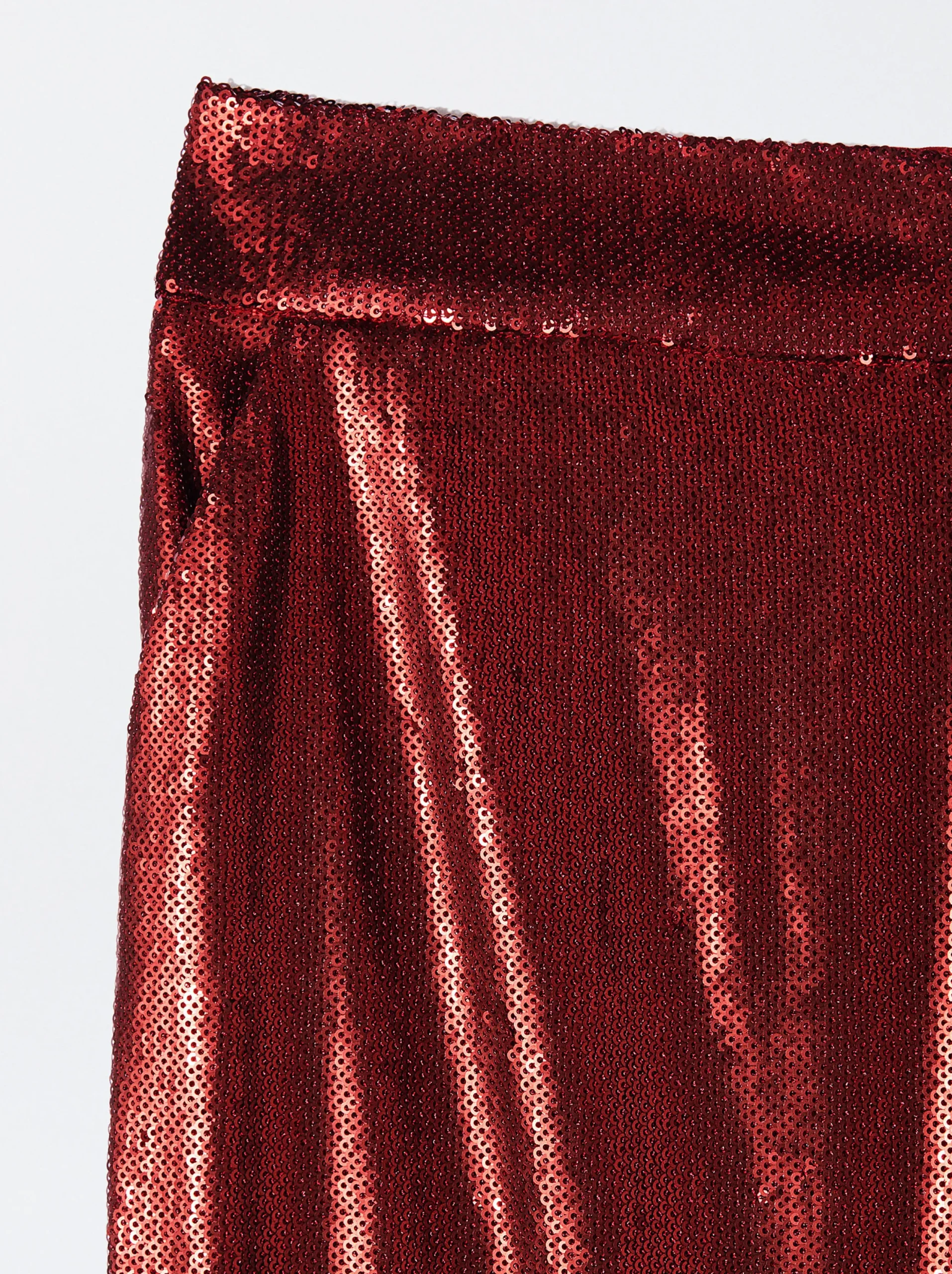 PARFOIS Exclusivo Online - Pantalón De Lentejuelas Rojo New