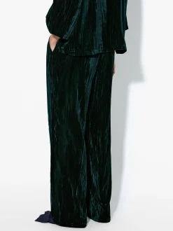 PARFOIS Exclusivo Online - Pantal&oacute;n De Terciopelo Azul Fashion
