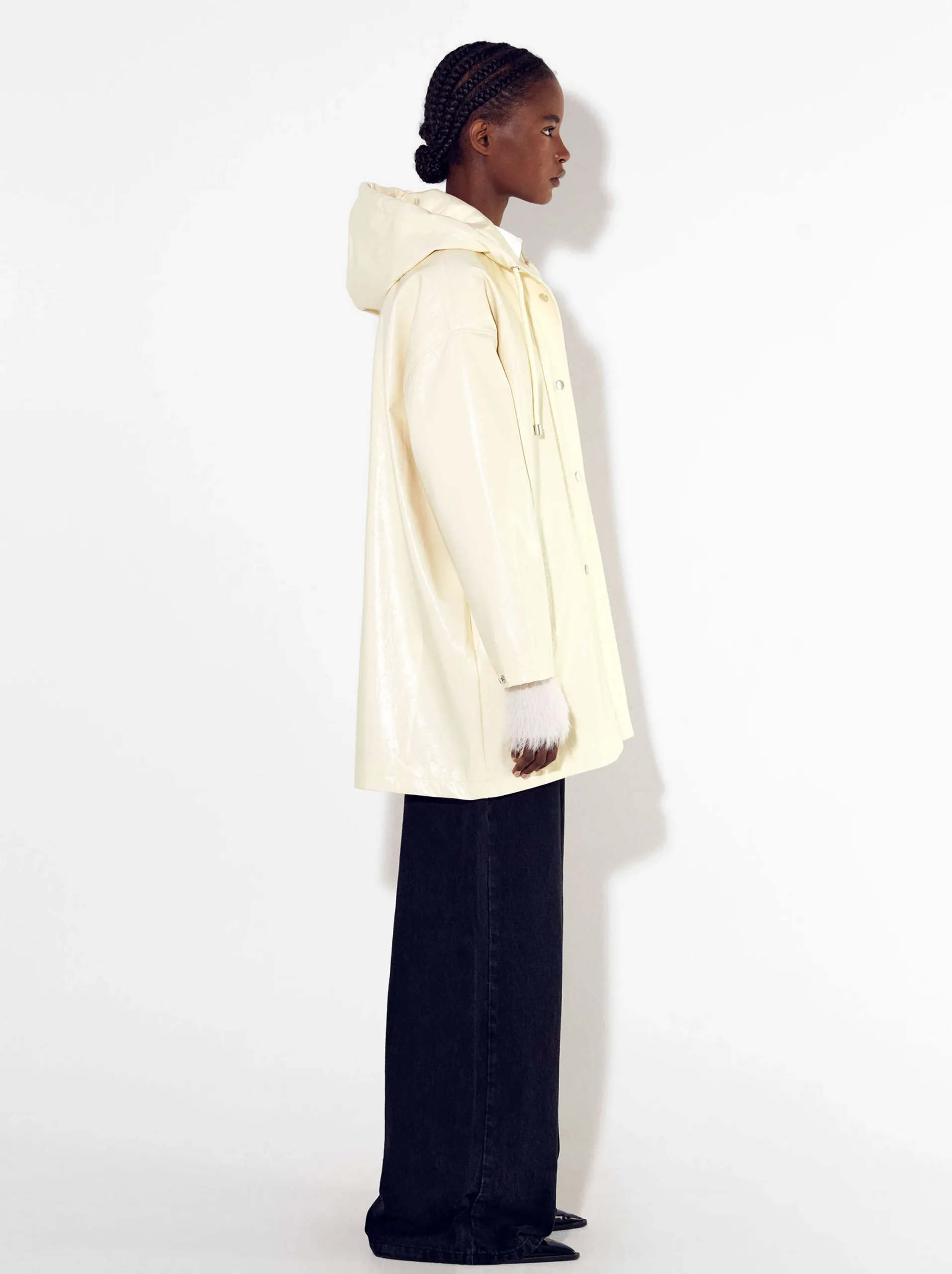 PARFOIS Exclusivo Online - Parka Charol Con Capucha Beige Sale