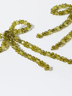 PARFOIS Exclusivo Online - Pendientes De Lazo Verde Hot