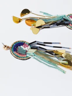 PARFOIS Exclusivo Online - Pendientes Multicolor Con Abalorios Multicor Hot