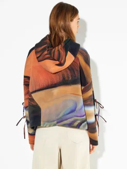 PARFOIS Exclusivo Online - Sudadera Estampada Con Lazos Multicor Best Sale