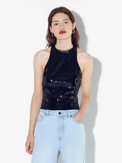 PARFOIS Exclusivo Online - Top De Lentejuelas Negro Clearance