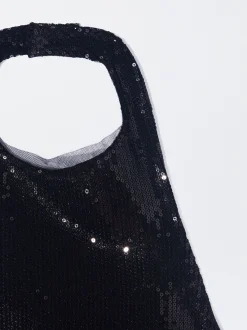 PARFOIS Exclusivo Online - Top De Lentejuelas Negro Clearance