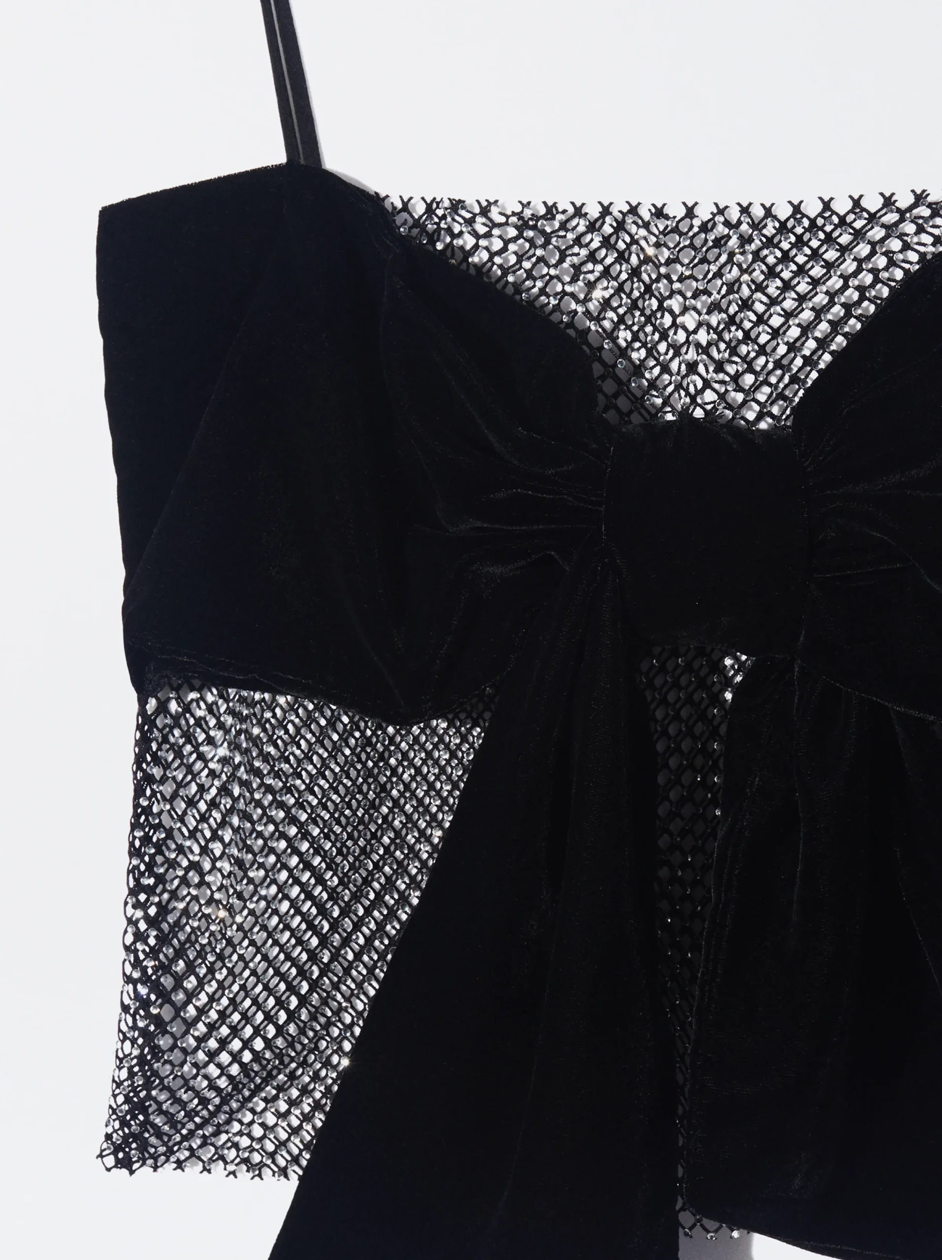 PARFOIS Exclusivo Online - Top Tirantes Con Lazo Negro Online