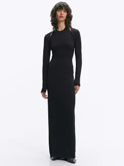 PARFOIS Exclusivo Online - Vestido Largo Con Bolero Negro Online