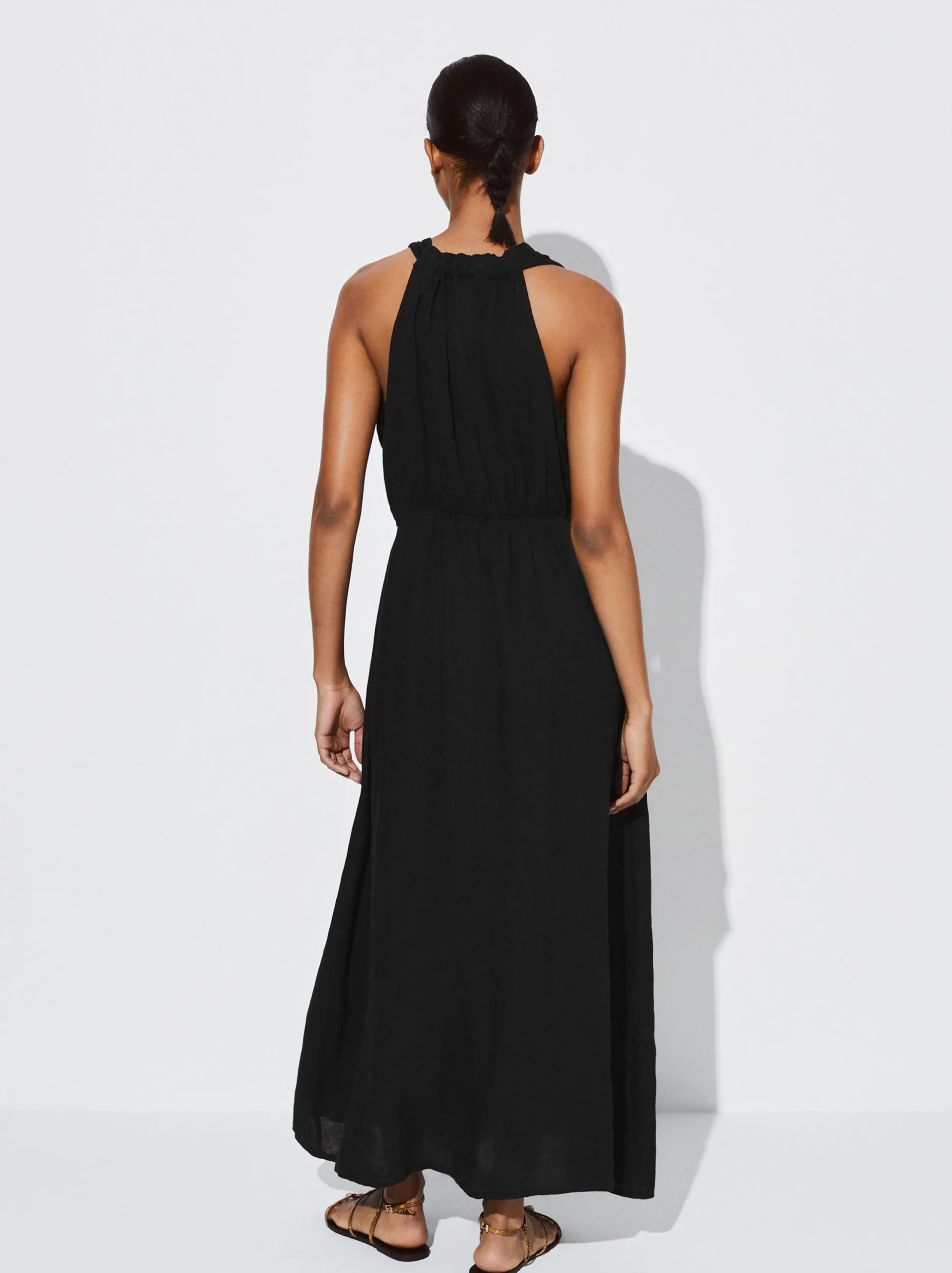 PARFOIS Exclusivo Online - Vestido Lino Negro Store