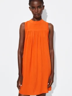 PARFOIS Exclusivo Online - Vestido Corto Con Volantes Naranja Best