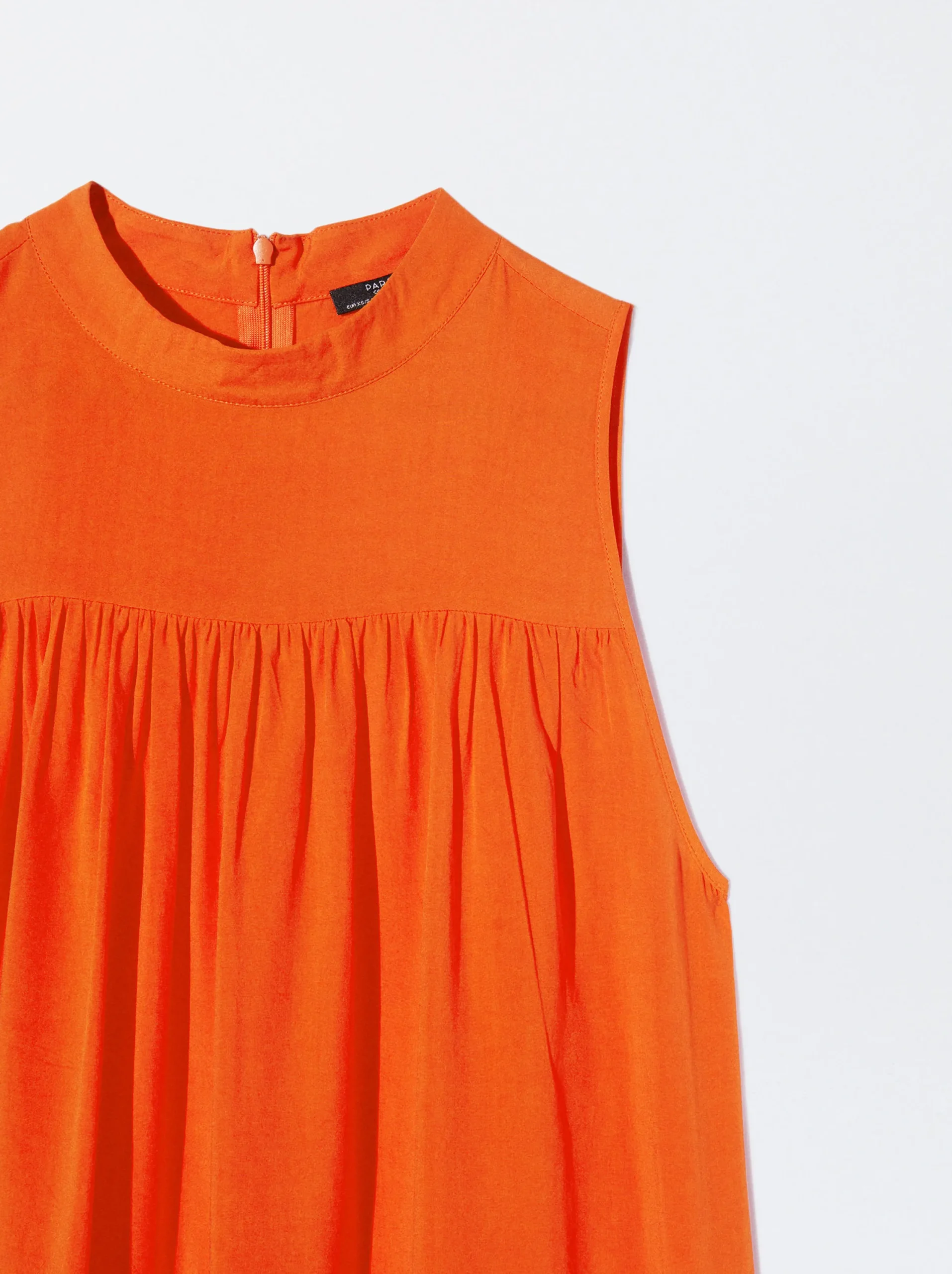 PARFOIS Exclusivo Online - Vestido Corto Con Volantes Naranja Best