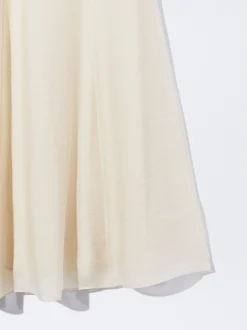 PARFOIS Falda Larga Lyocell Crudo Best Sale