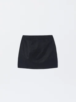 PARFOIS Falda Mini B&aacute;sica Negro Discount