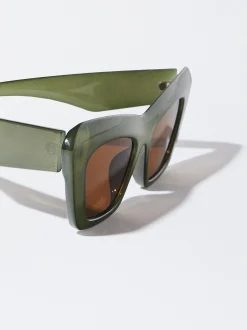 PARFOIS Gafas De Sol Cat Eye Verde Cheap