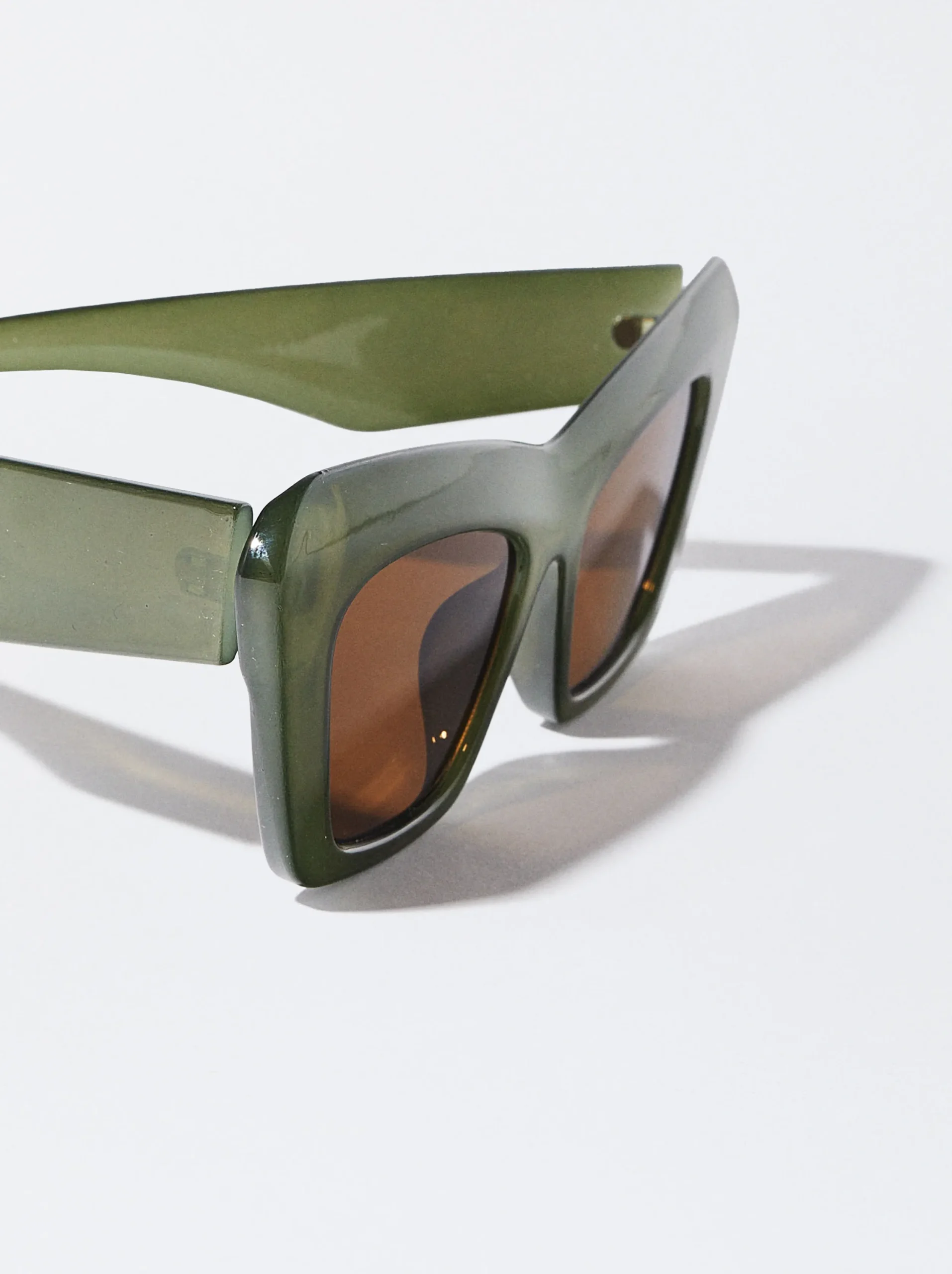 PARFOIS Gafas De Sol Cat Eye Verde Cheap