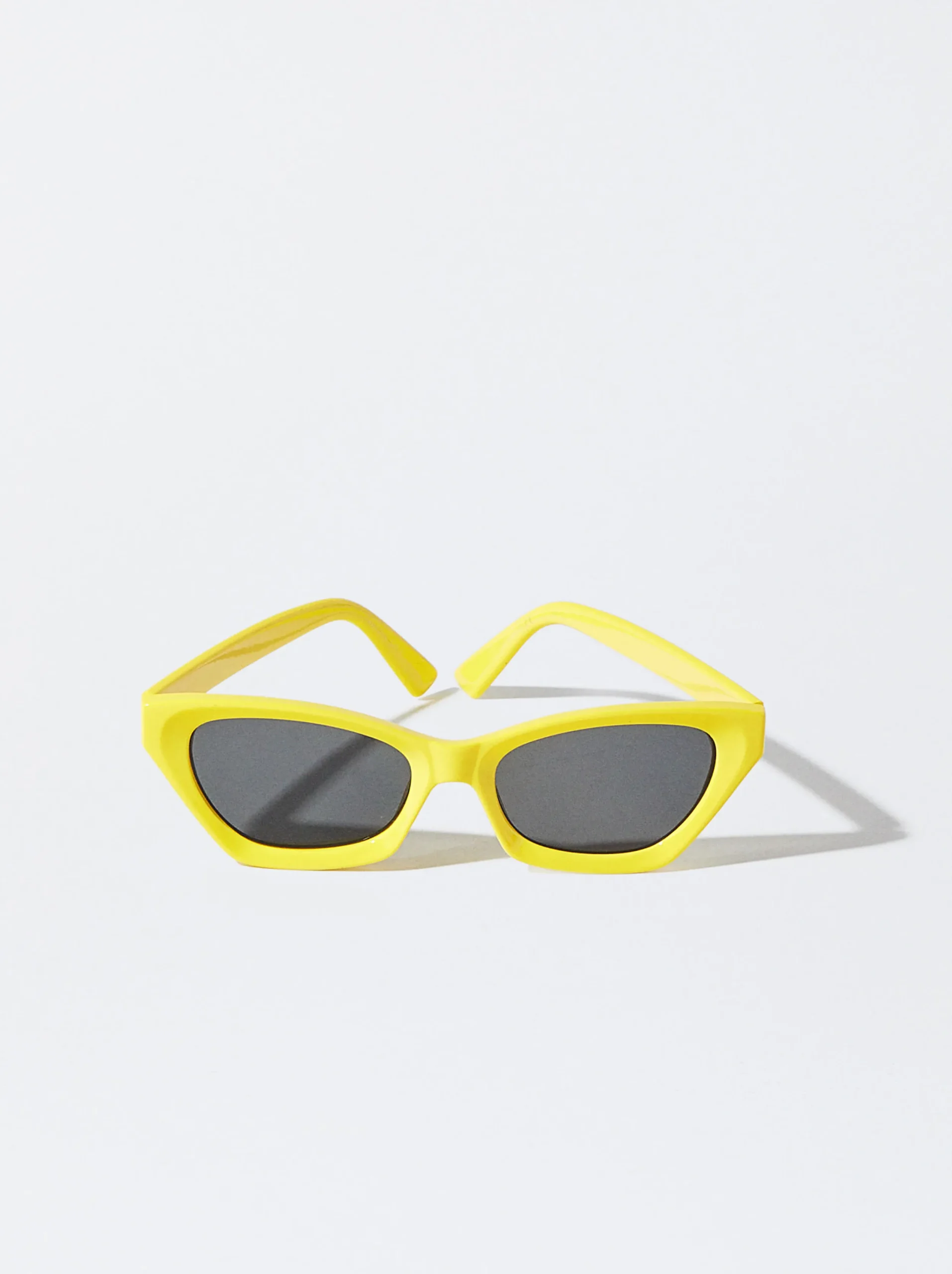 PARFOIS Gafas De Sol Cat Eye Amarillo New