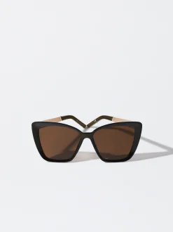 PARFOIS Gafas De Sol Cat Eye Caqui Clearance