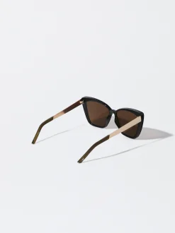 PARFOIS Gafas De Sol Cat Eye Caqui Clearance