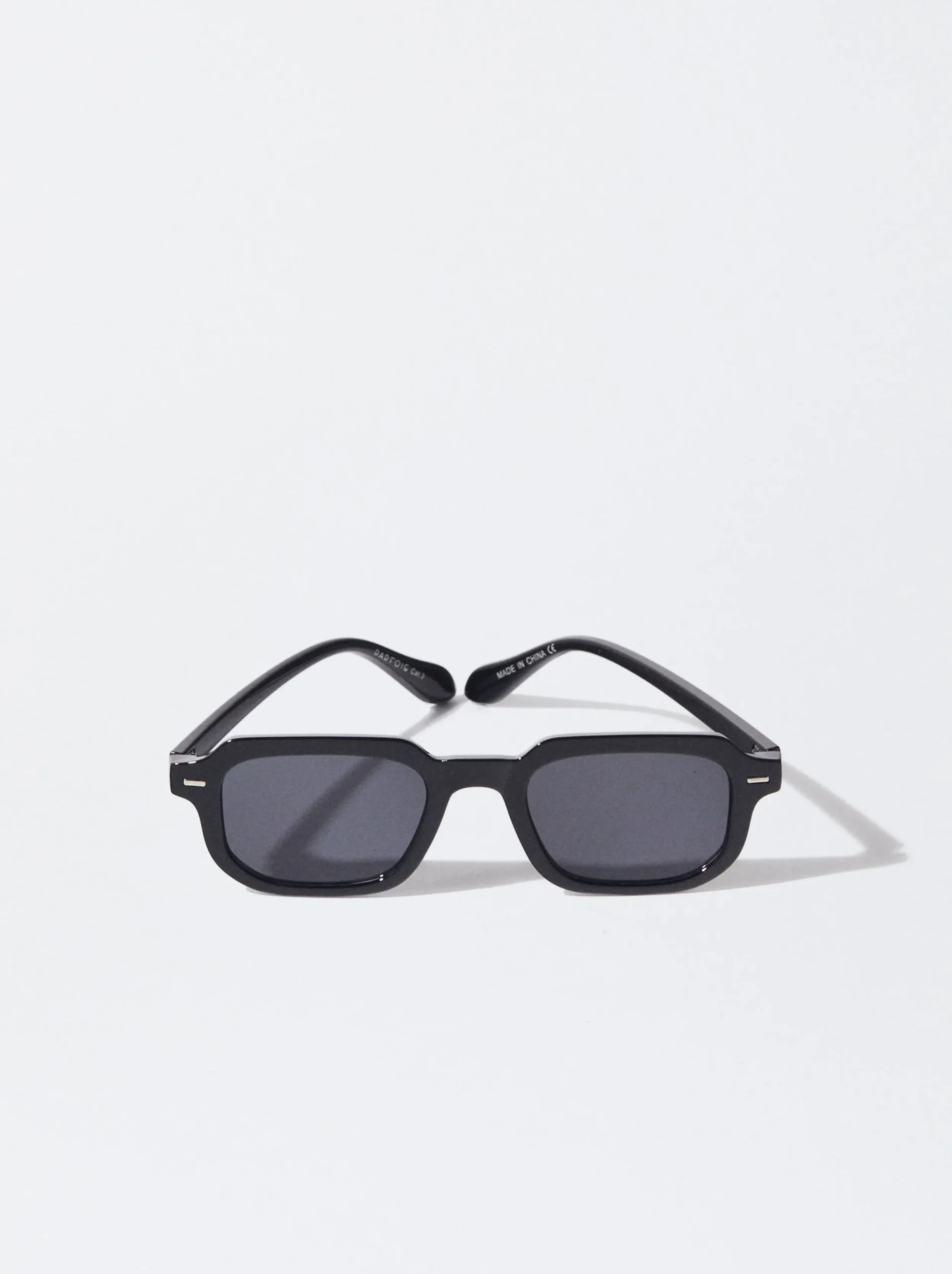 PARFOIS Gafas De Sol Cuadradas Negro New