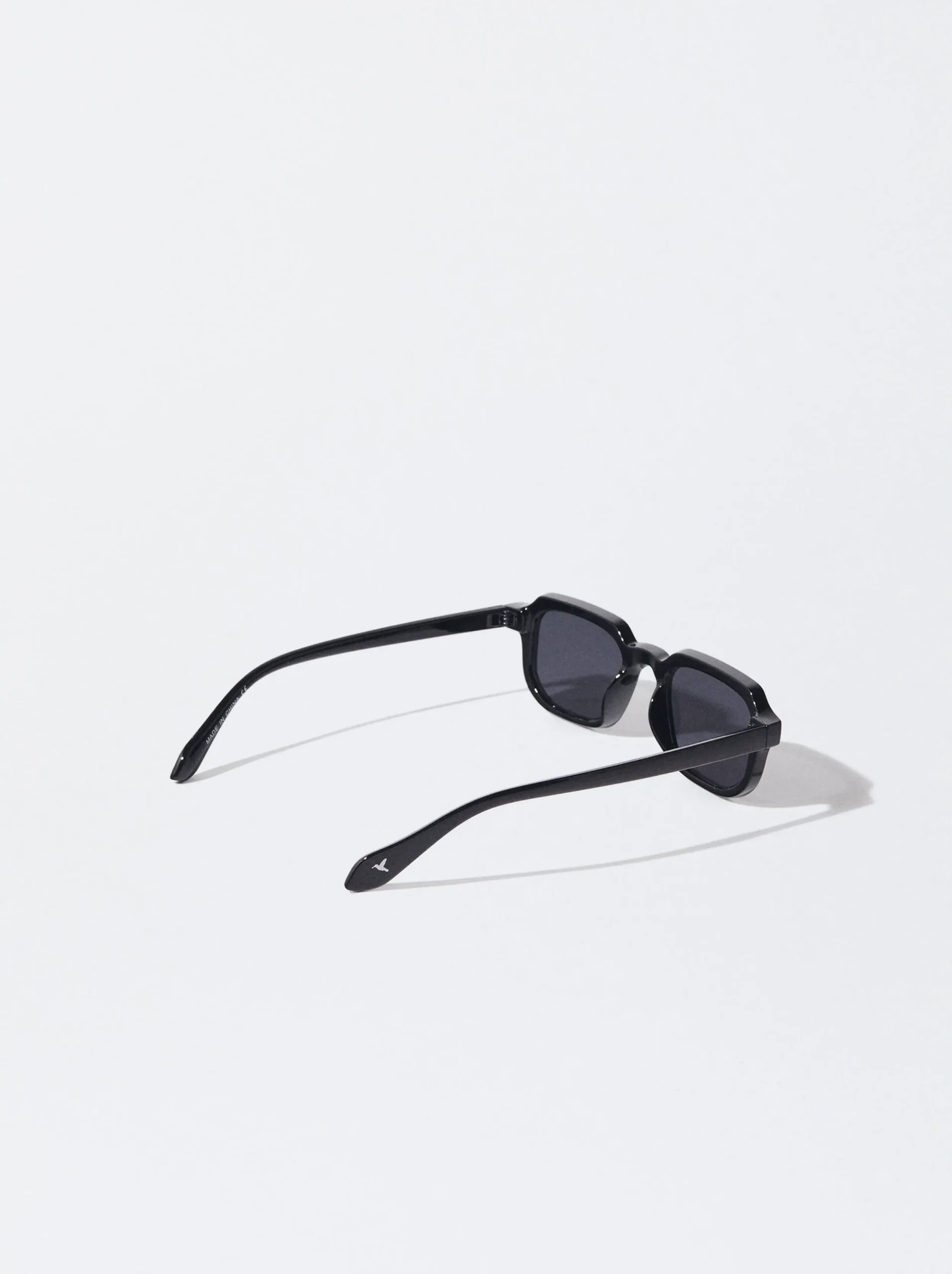 PARFOIS Gafas De Sol Cuadradas Negro New