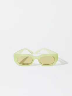 PARFOIS Gafas De Sol Cuadradas Verde Outlet