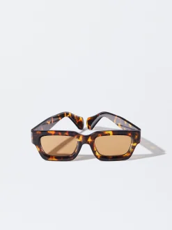 PARFOIS Gafas De Sol Cuadradas Marrón Discount