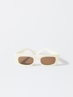 PARFOIS Gafas De Sol Cuadradas Beige Cheap