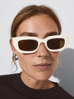 PARFOIS Gafas De Sol Cuadradas Beige Cheap