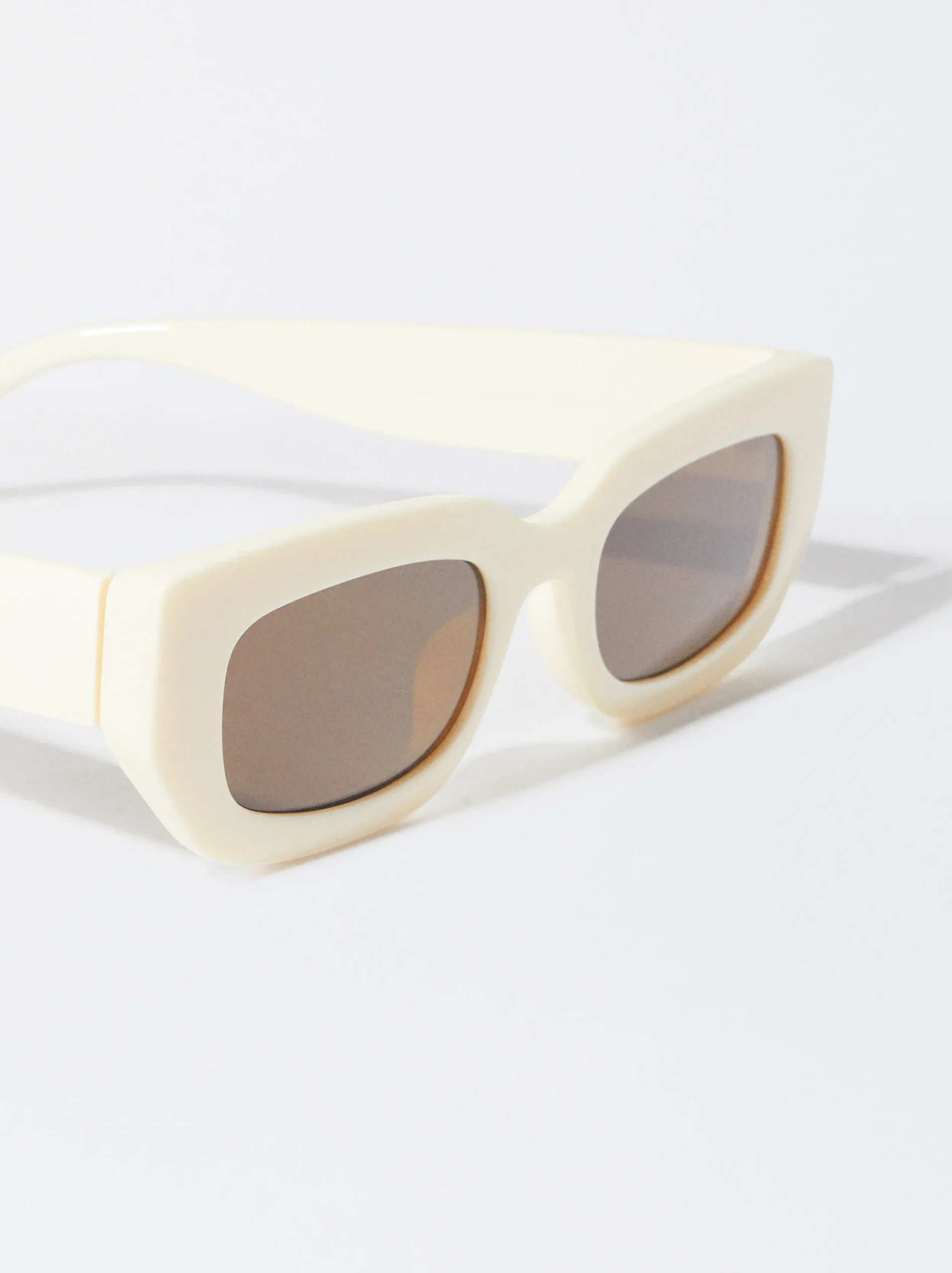 PARFOIS Gafas De Sol Cuadradas Beige Cheap