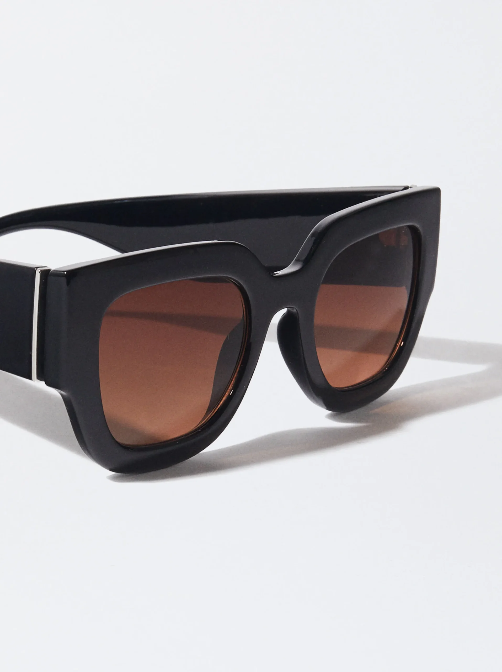 PARFOIS Gafas De Sol Cuadradas Negro New
