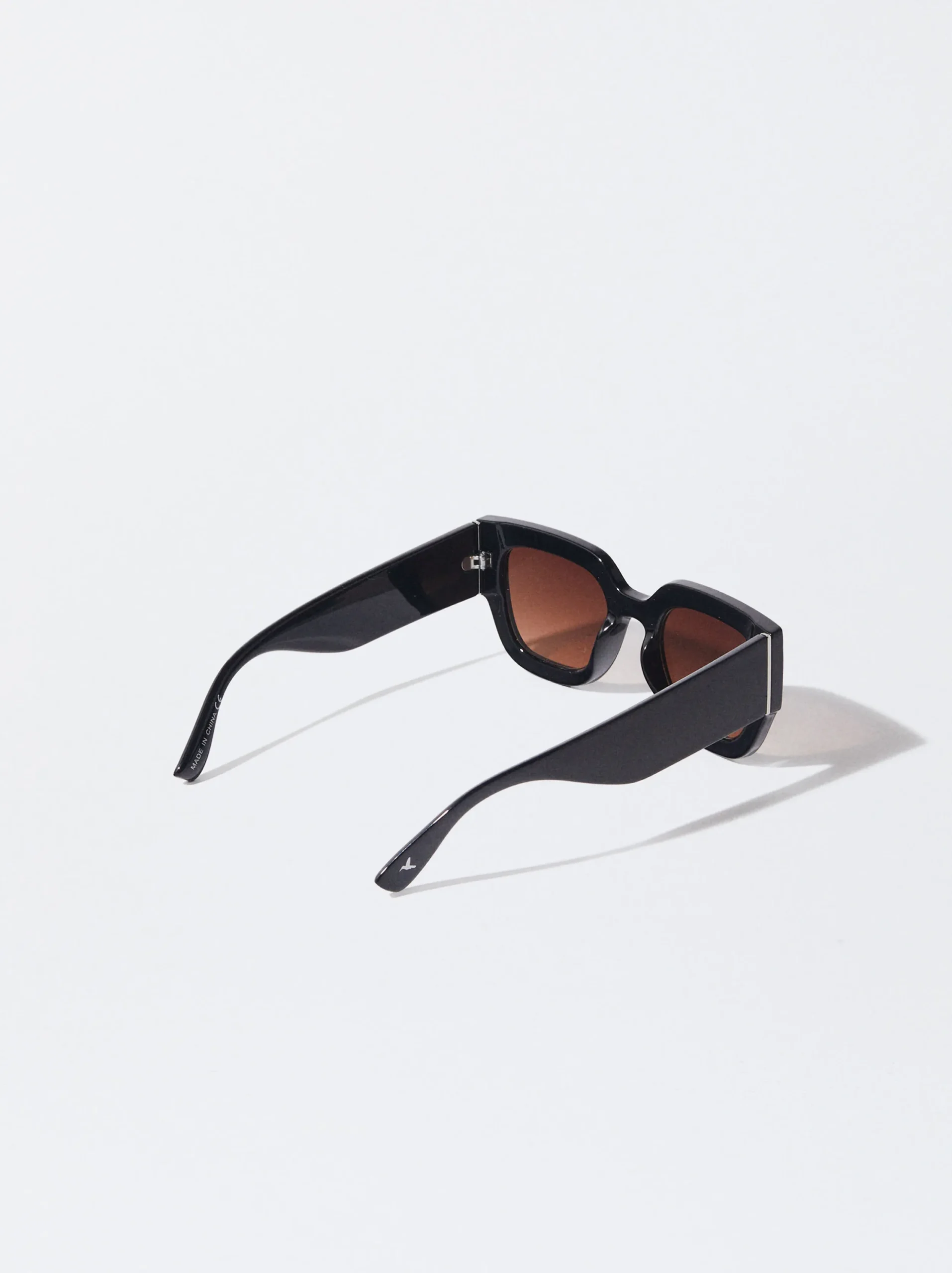 PARFOIS Gafas De Sol Cuadradas Negro New