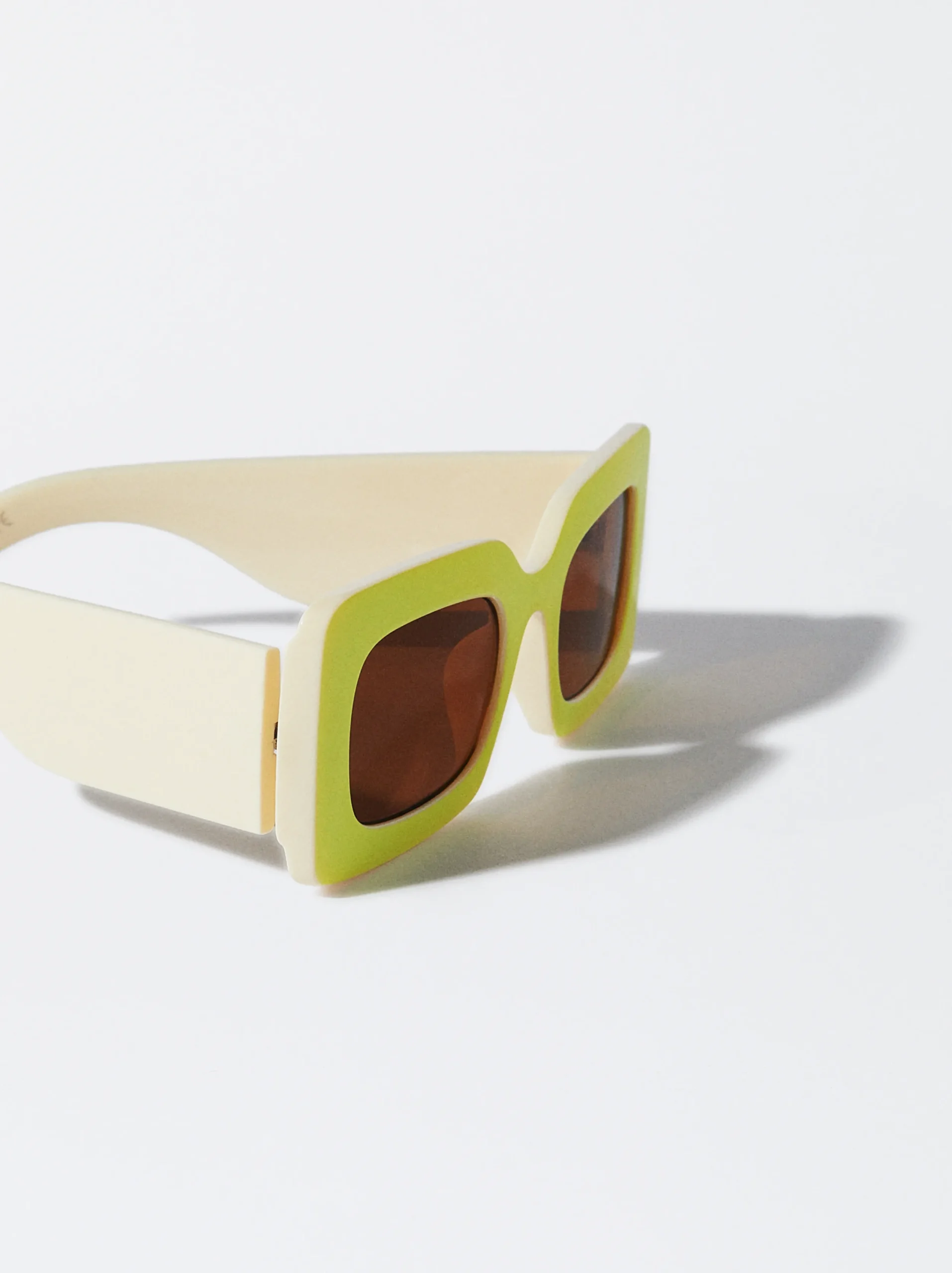 PARFOIS Gafas De Sol Cuadradas Amarillo Online