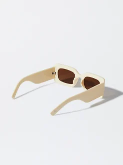 PARFOIS Gafas De Sol Cuadradas Amarillo Online