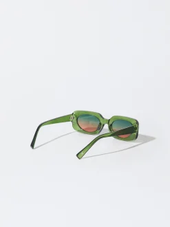 PARFOIS Gafas De Sol Cuadradas Verde Best