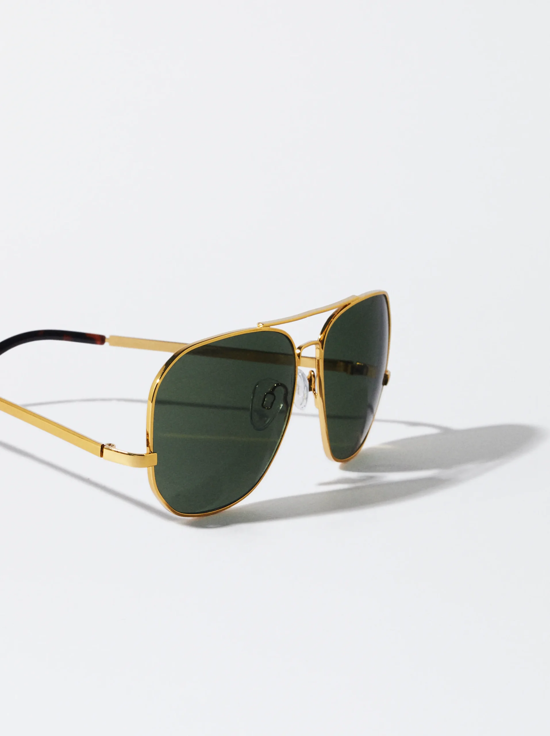 PARFOIS Gafas De Sol Cuadradas Dorado Fashion