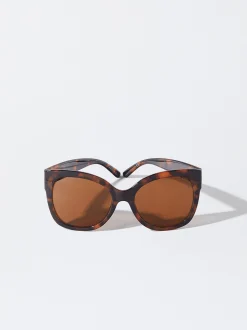 PARFOIS Gafas De Sol Cuadradas Carey Marrón Discount