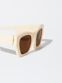 PARFOIS Gafas De Sol De Pasta Blanco Store