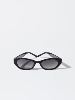 PARFOIS Gafas De Sol Hexagonales Negro Cheap
