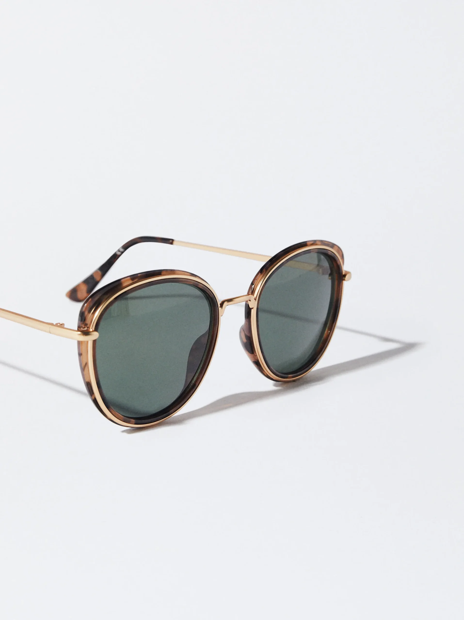 PARFOIS Gafas De Sol Metálicas Marrón Cheap