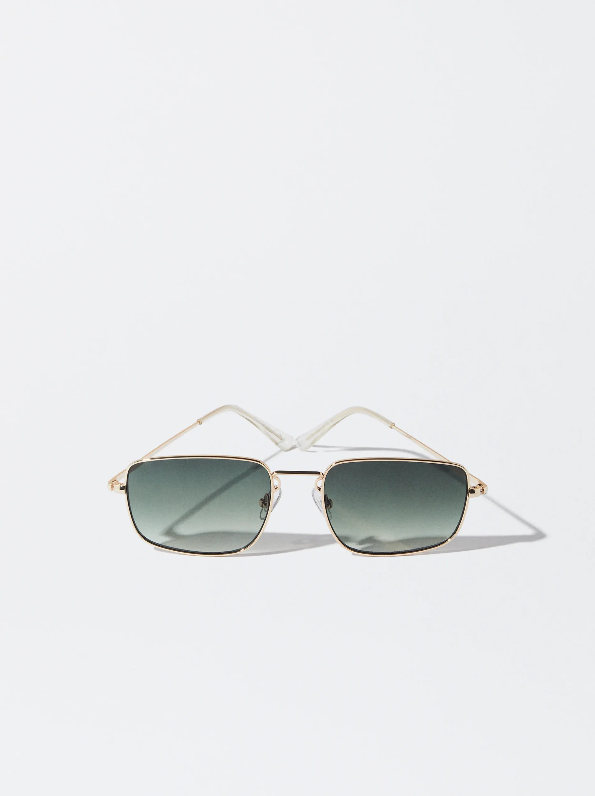 PARFOIS Gafas De Sol Metálicas Cuadradas Dorado Hot
