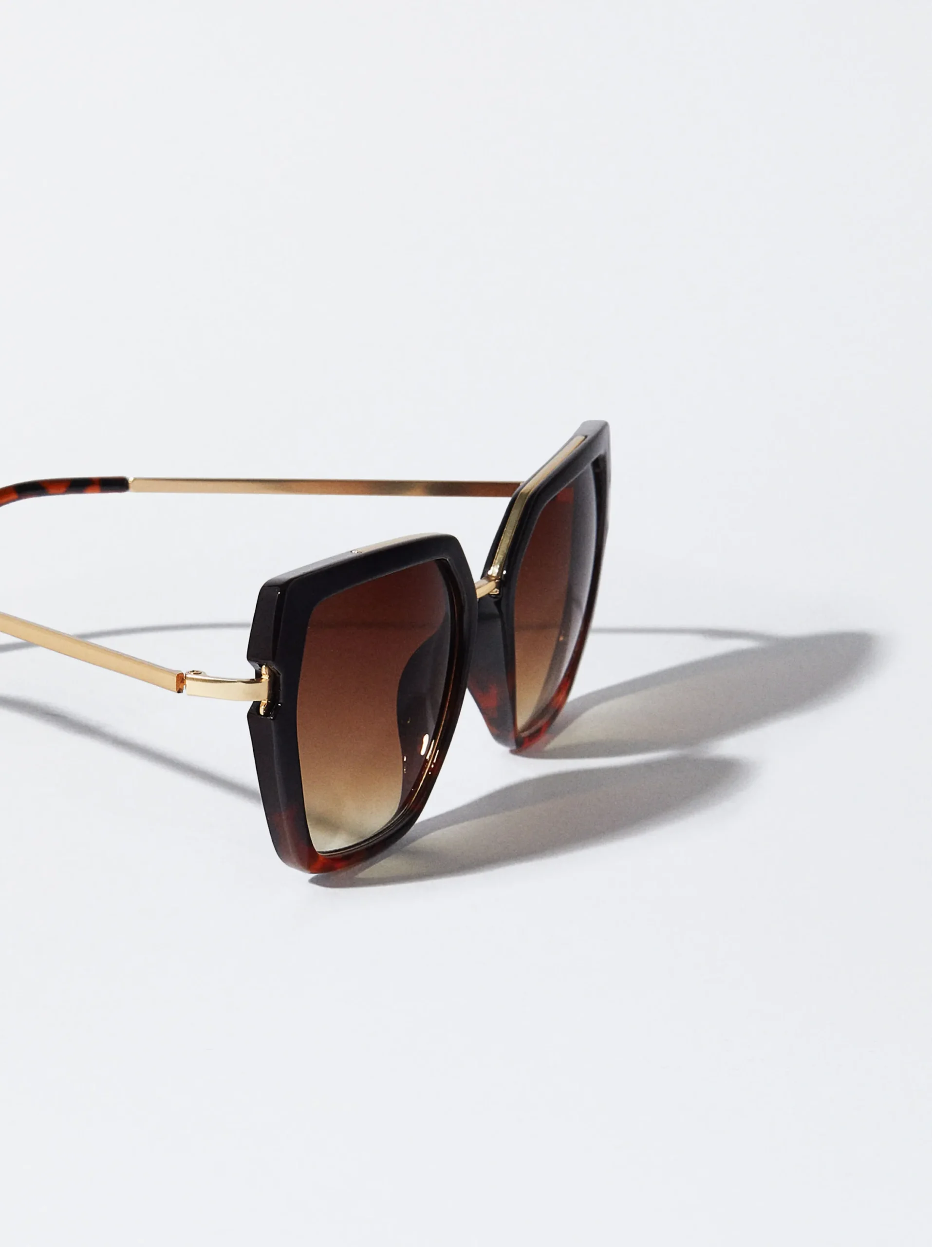 PARFOIS Gafas De Sol Metálicas Marrón Sale