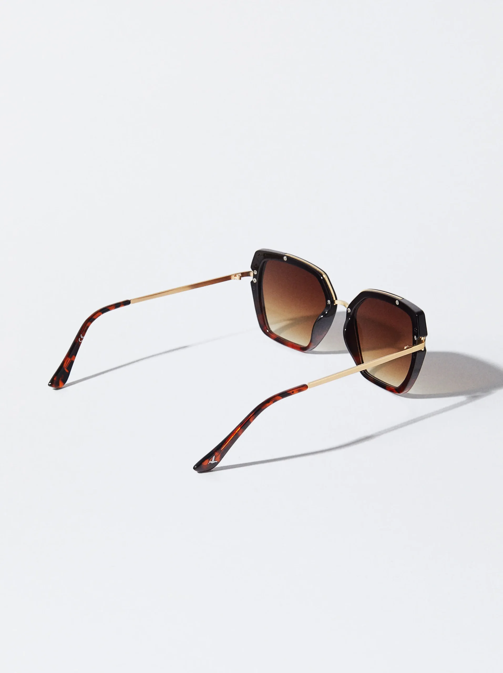 PARFOIS Gafas De Sol Metálicas Marrón Sale