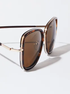 PARFOIS Gafas De Sol Met&aacute;licas Marr&oacute;n Online
