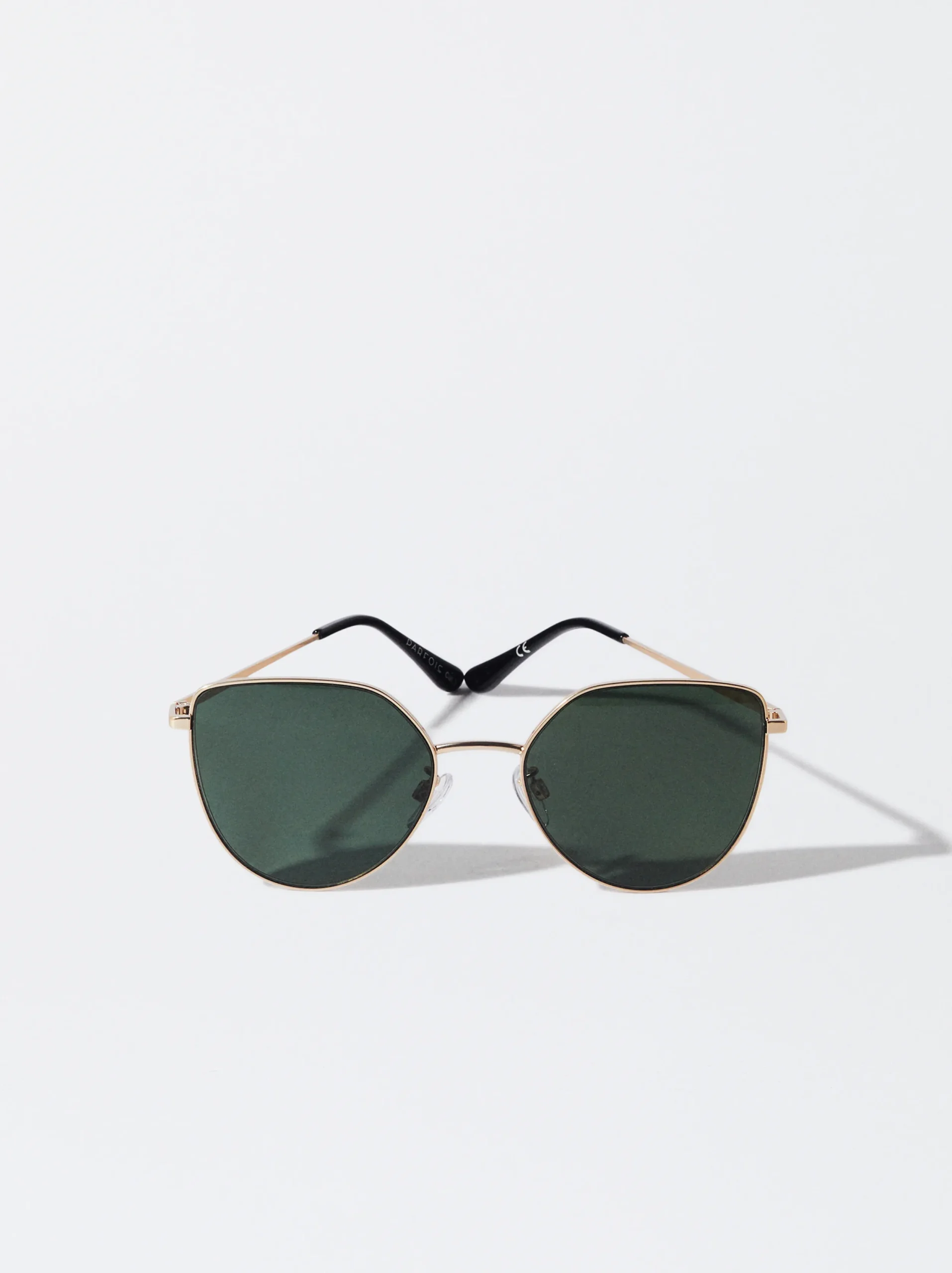 PARFOIS Gafas De Sol Metálicas Dorado Best