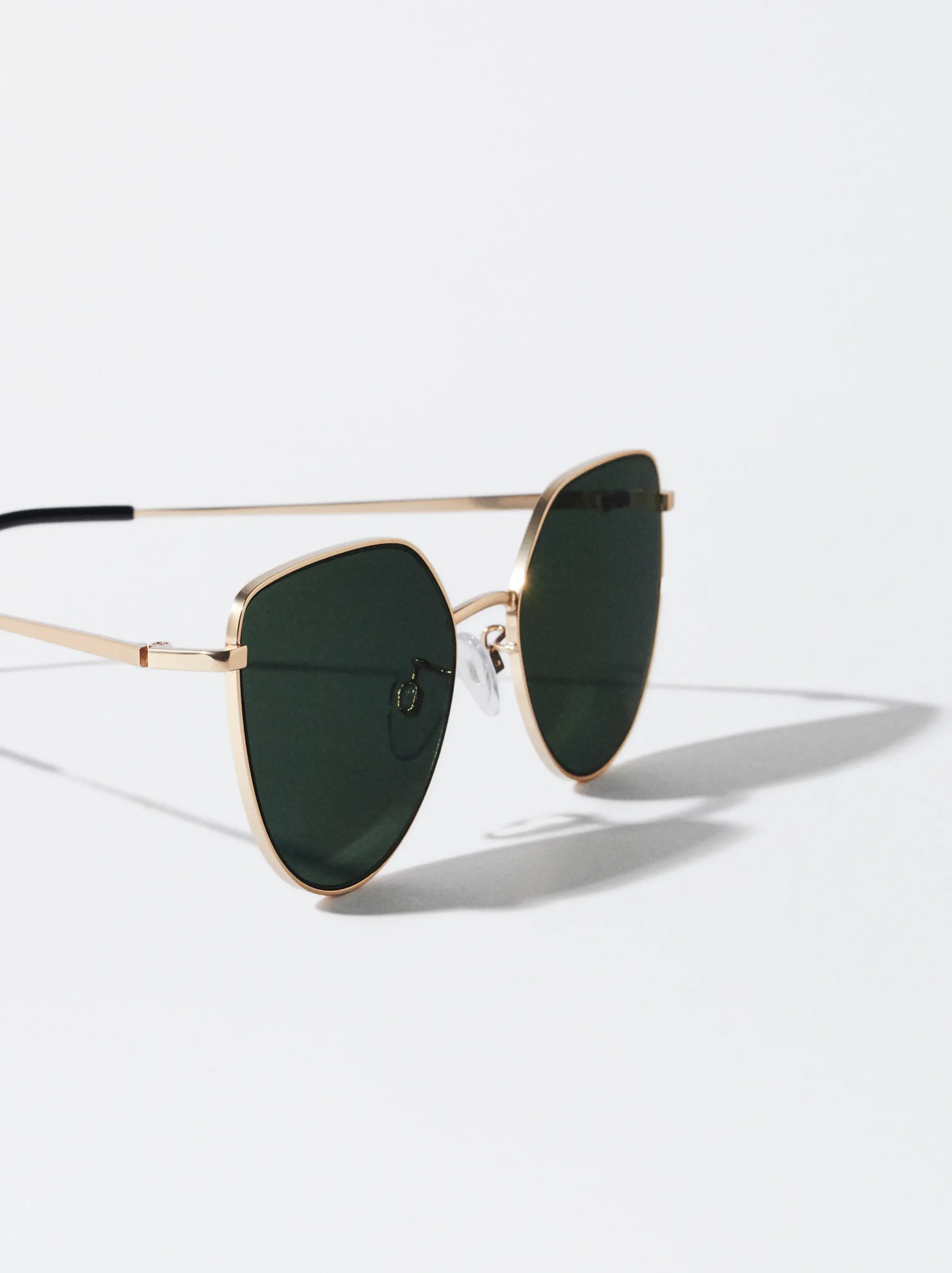 PARFOIS Gafas De Sol Metálicas Dorado Best