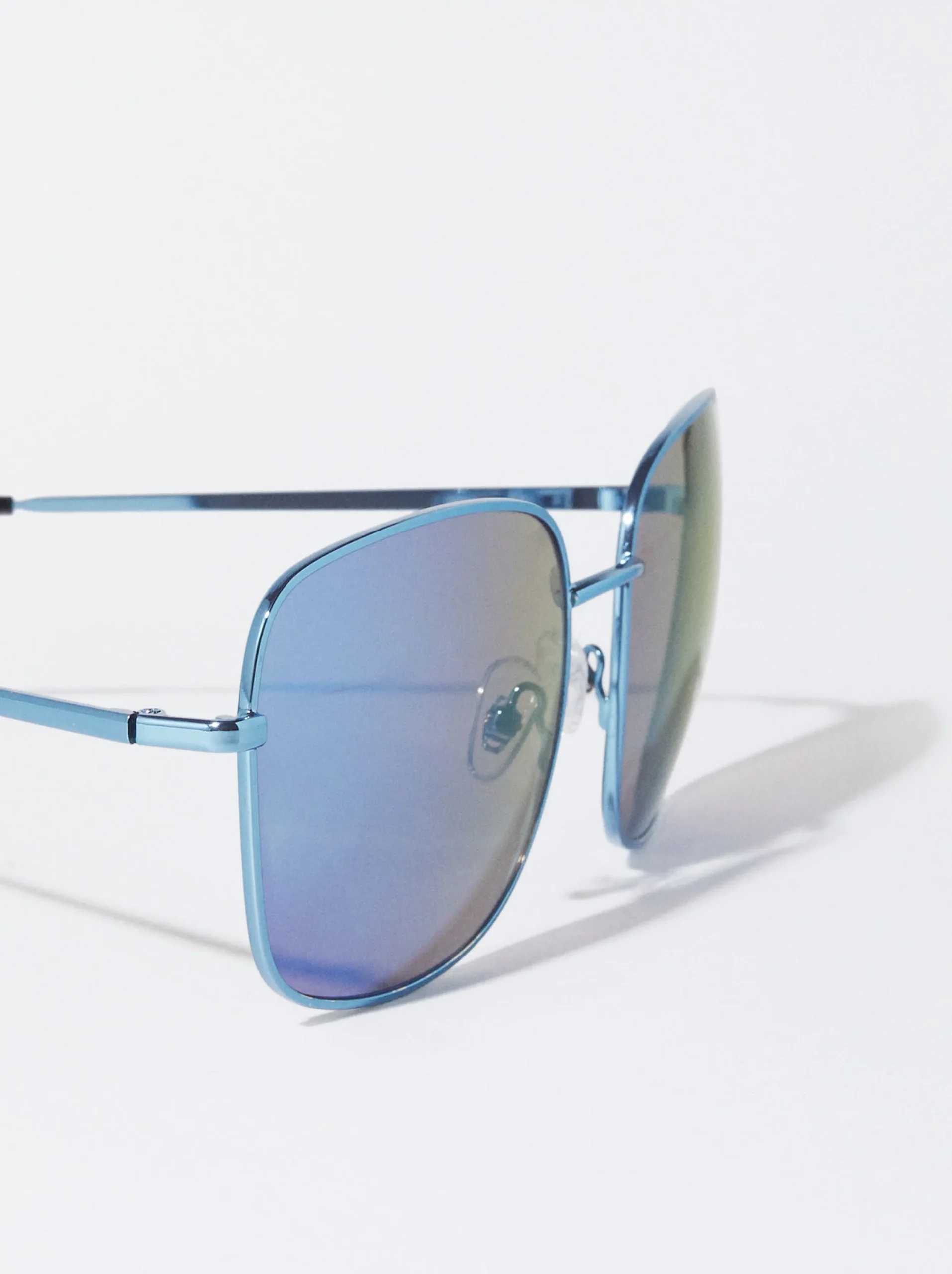 PARFOIS Gafas De Sol Metálicas Azul Best Sale