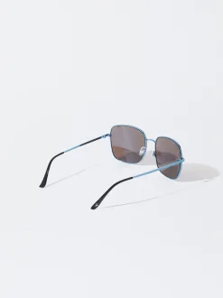 PARFOIS Gafas De Sol Metálicas Azul Best Sale