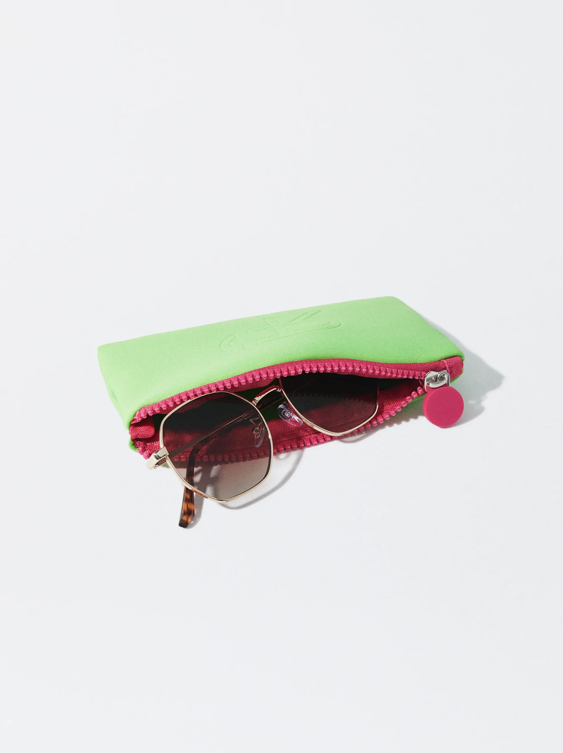 PARFOIS Gafas De Sol Metálicas Hexagonales Oro Rosa Shop