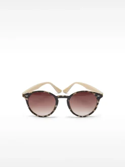 PARFOIS Gafas De Sol Montura Redonda Marrón Cheap